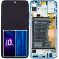 Huawei Honor 10 Lite Touch + Lcd + Frame + Battery Blue Service Pack