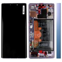 Huawei Mate 30 Pro Touch + Lcd + Frame + Battery Silver Service Pack