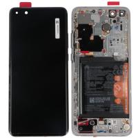 Huawei P40 Pro Plus touch+lcd+frame+battery white original Service Pack