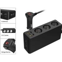 Qidoe Qd06 In-Car Multifunction Smart Usb Power Charger In Blister