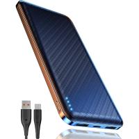 Power Bank 10000 mah Powerbank Ultra Light Slim Portable Charger In Blister