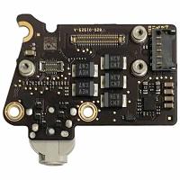 Macbook Air 13&quot; (2020) A2337 EMC 3598 Audio Board + Flex Jack White 820-01929-A