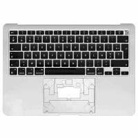 Macbook Air 13&quot; (2020) A2337 EMC 3598 Keyboard+Frame Silver Grade A Europe Layout 100% Original