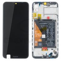 Honor 8A Touch+Lcd + Frame + Battery Black Service Pack