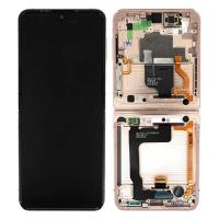 Samsung Galaxy Z Flip 4 F721 Touch+Lcd+Frame Yellow Service Pack