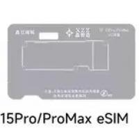 XINZHIZAO Intelligent Mainboard Layered BGA Reballing Stencil for iPhone 15 Pro e Sim / iPhone 15 Pro Max e Sim
