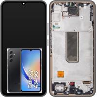 Samsung Galaxy A34 5G A346 Touch+Lcd+Frame Black OLED