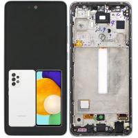 Samsung Galaxy A525/ A526/ A528 Touch+Lcd+Frame White OLED