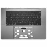 Macbook Pro 16" A2780 (2023) Keyboard+Frame Gray Grade A Russian Layout 100% Original