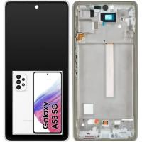 Samsung Galaxy A536 A53 5G Touch+Lcd+Frame White OLED OEM