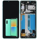 Sony Xperia 10 IV Touch + Lcd + Frame Green Service Pack