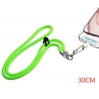 NEWTOP CV37  LACCETTO UNIVERSALE 30CM Verde fluo senza foro logo