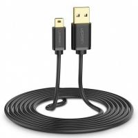 USB-A to miniUSB Cable UGREEN US132 12W 2.4A 1m Black in Blister