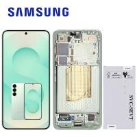Samsung Galaxy S25 S931 Touch + Lcd + Frame Mint Green Service Pack
