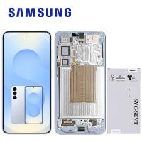 Samsung Galaxy S25+ S936 Touch + Lcd + Frame Icy Blue Service Pack