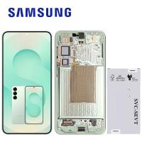 Samsung Galaxy S25+ S936 Touch + Lcd + Frame Mint Green Service Pack