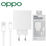 Wall Charger Oppo 67W 6.1A 1 x USB-A, with USB-C Cable White VCB7CAEH in Blister