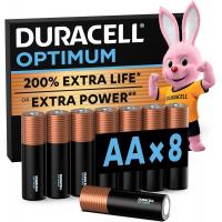 Duracell Optimum AA Batteries (8-Pack) - 1.5V Alkaline Batteries