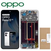 Oppo Reno 13 5G (CPH2689) Touch + Lcd + Frame White Service Pack