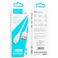 USB-C to USB-C Cable Hoco X93 100W 5A 1m White In Blister
