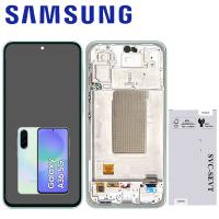 Samsung Galaxy A36 5G A366B Touch + Lcd + Frame Green Service Pack
