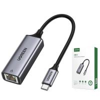 Ethernet Adapter Ugreen CM199 RJ45 USB-C Grey in Blister