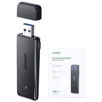Wi-Fi Adapter Ugreen CM492 Dual Band 1300Mbps Grey in Blister