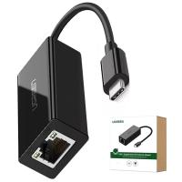 Ethernet Adapter Ugreen US236 RJ45 USB-C Black in Blister