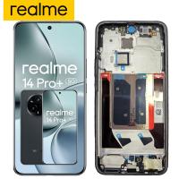 Realme 14 Pro+ 5G (RMX5050) Touch + Lcd + Frame Grey Service Pack