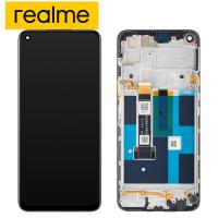Realme 7 4G RMX2155 Touch + Lcd + Frame Black Service Pack