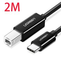 USB-C Printer Cable Ugreen US370 2m Black