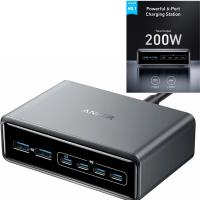 Desktop Charger Anker Prime 200W 3A 2 x USB-A - 4 x USB-C Black In Blister