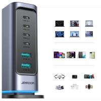 Desktop Charger Joyroom JR-TCM02 65W 3.25A 2 x USB-A - 4 x USB-C Grey In Blister