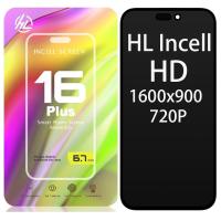 iPhone 16 Plus Touch + Lcd + Frame Black HL Incell HD 1600x900 720P