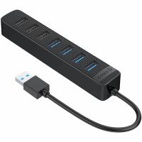 USB Hub Orico TWU32-4A-BK-EP-HU 1 x USB-A 3.1 - 3 x USB-A - 1 x USB-C Black in Blister