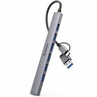 USB / USB-C Hub Orico YSA2-U3 1 x USB-A 3.0 - 6 x USB-A Grey in Blister
