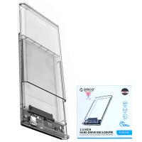 HDD / SSD Enclosure Orico 2139C3 for SATA 2.5inch USB-C Transparent in Blister