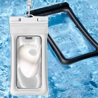 Floating Universal IPX8 Waterproof Smarphone Case 7.2" White