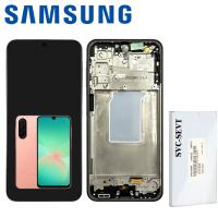 Samsung Galaxy A26 5G A266 Touch + Lcd + Frame Pink Service Pack