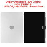 Macbook Air 13" (2022) M2 A2681 EMC 4074 Display Lcd + Frame Silver Dissembled 100% Original Grade A