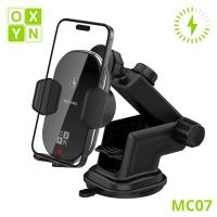 OXYN SUPPORTO MC07 SMARTPHONE CON RICARICA WIRELESS CON VENTOSA LUNGA