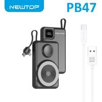 NEWTOP PB46 POWER BANK STAND FAST CHARGING PD MAGSAFE CON CAVI 10000MAH NERO