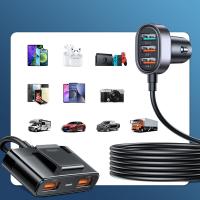 Car Charger Joyroom JR-CL03 Pro 45W 3.1A 5 x USB-A Black In Blister