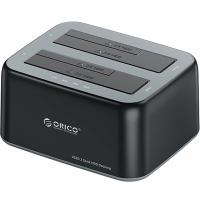 HDD / SSD Docking Station Orico 6829C3 2-Drive for SATA 2.5inch / 3.5inch Black in Blister