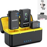 Neewer CM28 PRO Wireless Lavalier Microphone with Charging Case