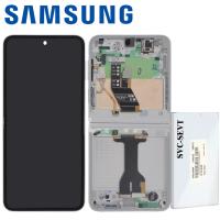 Samsung Galaxy Z Flip 7 FE F761 Touch + Lcd + Frame White Service Pack