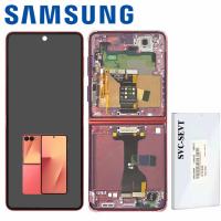 Samsung Galaxy Z Flip 7 F766 Touch + Lcd + Frame Red Service Pack