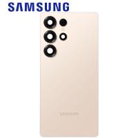 Samsung Galaxy S25 Ultra S938 Back Cover + Camera Glass Pink Gold Service Pack