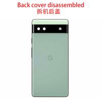 Google Pixel 6A Back Cover+Camera Glass Sage Disassembled Grade B