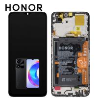 Huawei Honor X6A  / X5 Plus Touch + Lcd + Frame + Battery Black Service Pack
